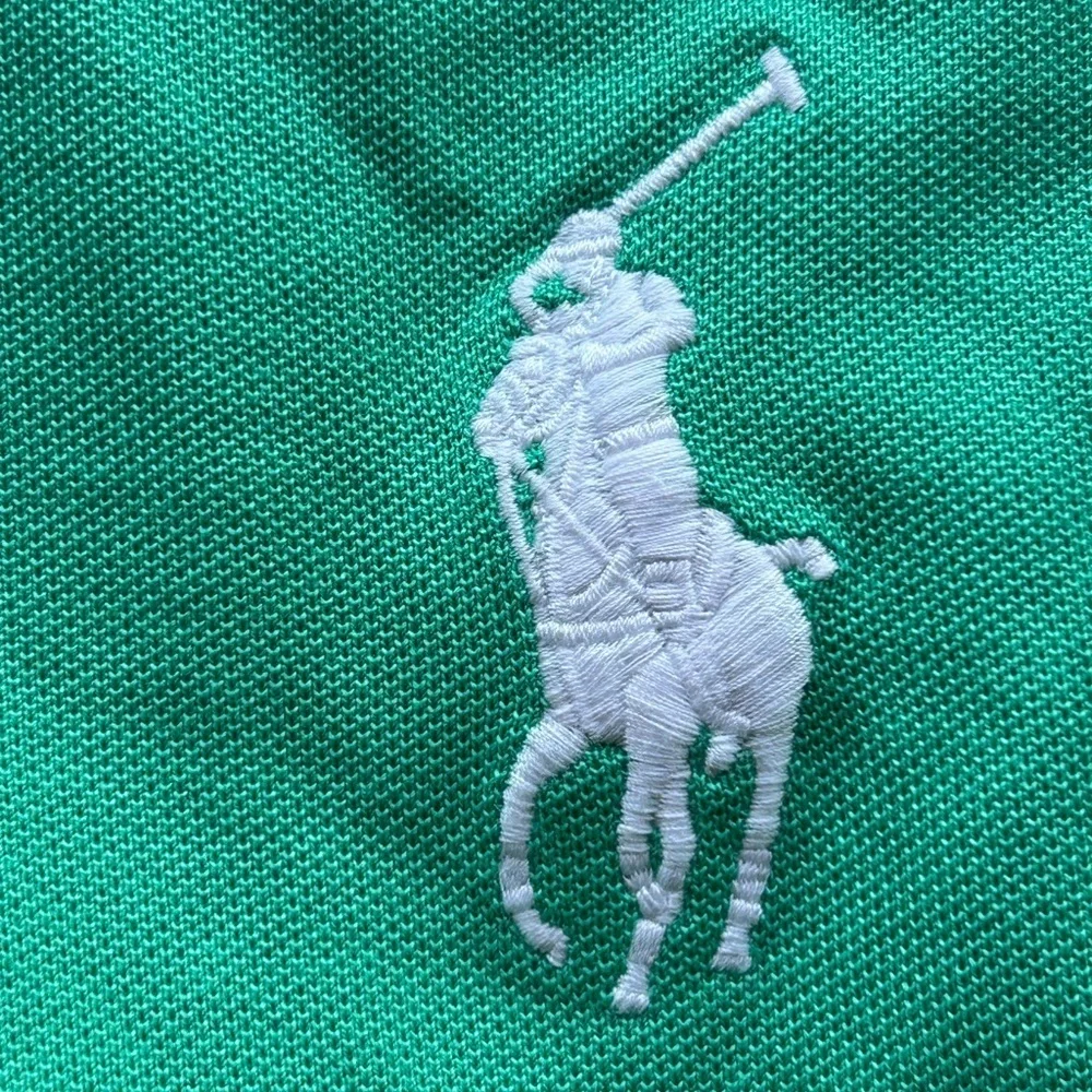 Men's XL Polo Golf Ralph Lauren Performance Shirt Medium Sized Pony Green